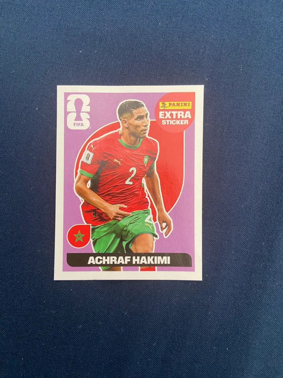 Figurinha extra achraf hakimi bordô copa de 2026