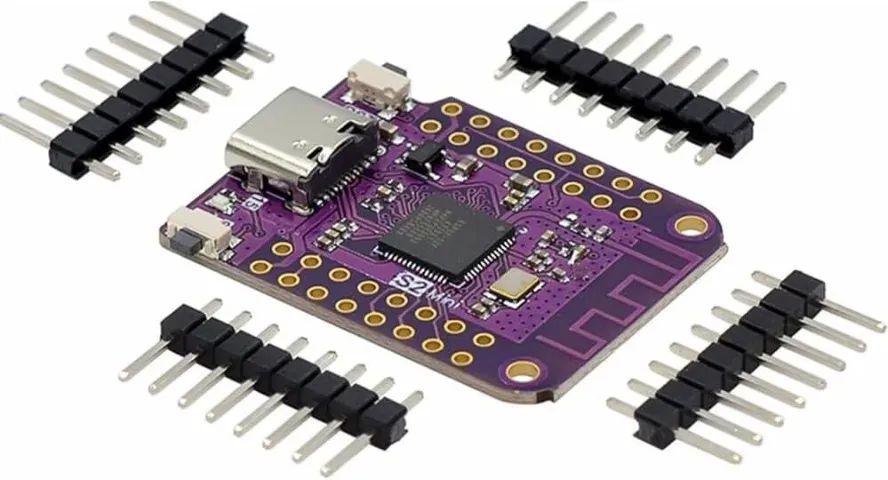 Placa ESP32 S2 Mini V1.0.0 WiFi USB-C 4MB 2MB PSRAM - Wemos Lolin Compatível IoT