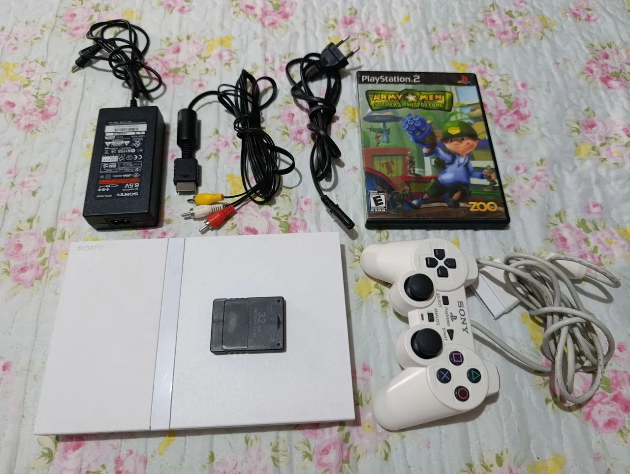 PS2 Slim Ceramic White (Zerado) - Foto 2