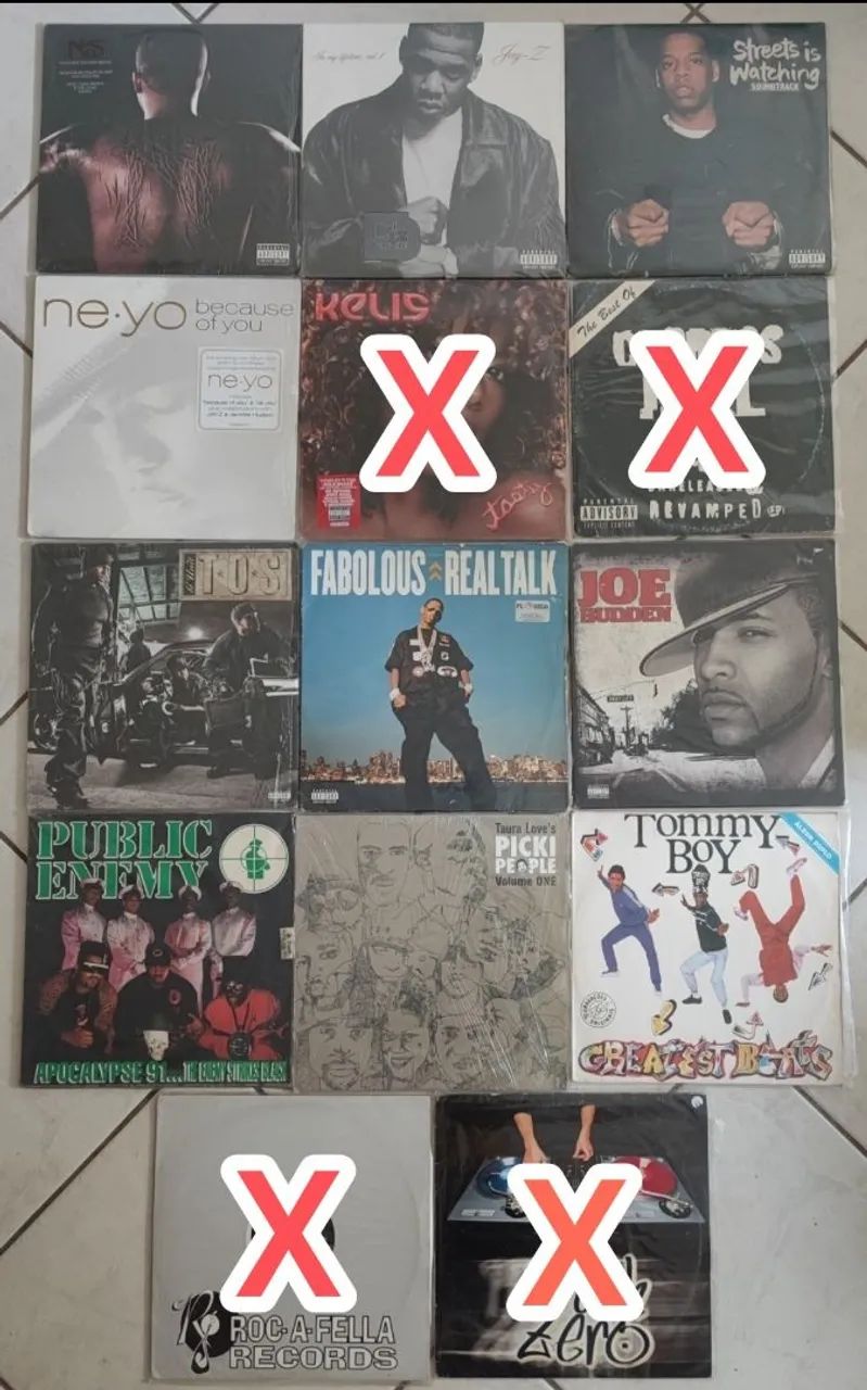 DISCOS Vinil Albuns e Singles Rnb Rap Black PROMO 
