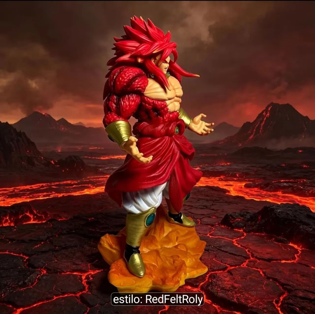 BONECO BROLY SSJ 4 ORIGINAL  - Foto 4
