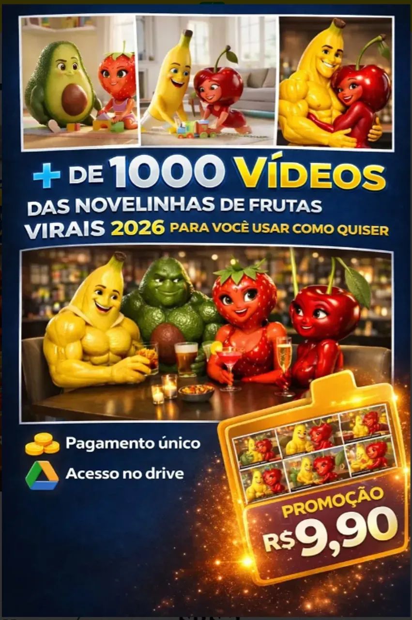 Pack Viral Novelinhas De Frutas 2026