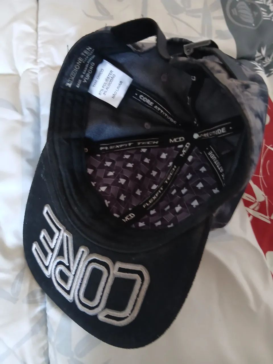 RARIDADE PREMIUM BONÉ ORIGINAL MCD ABA RETA FLEXFIT 110 STRAPBACK - Foto 2