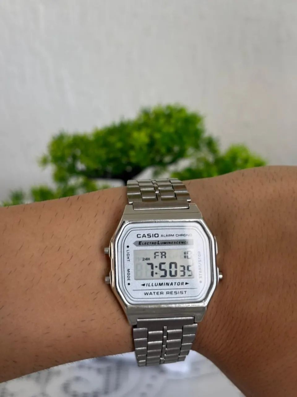 Relógio Digital Casio Prata - Clássico, Elegante e Resistente - Foto 2