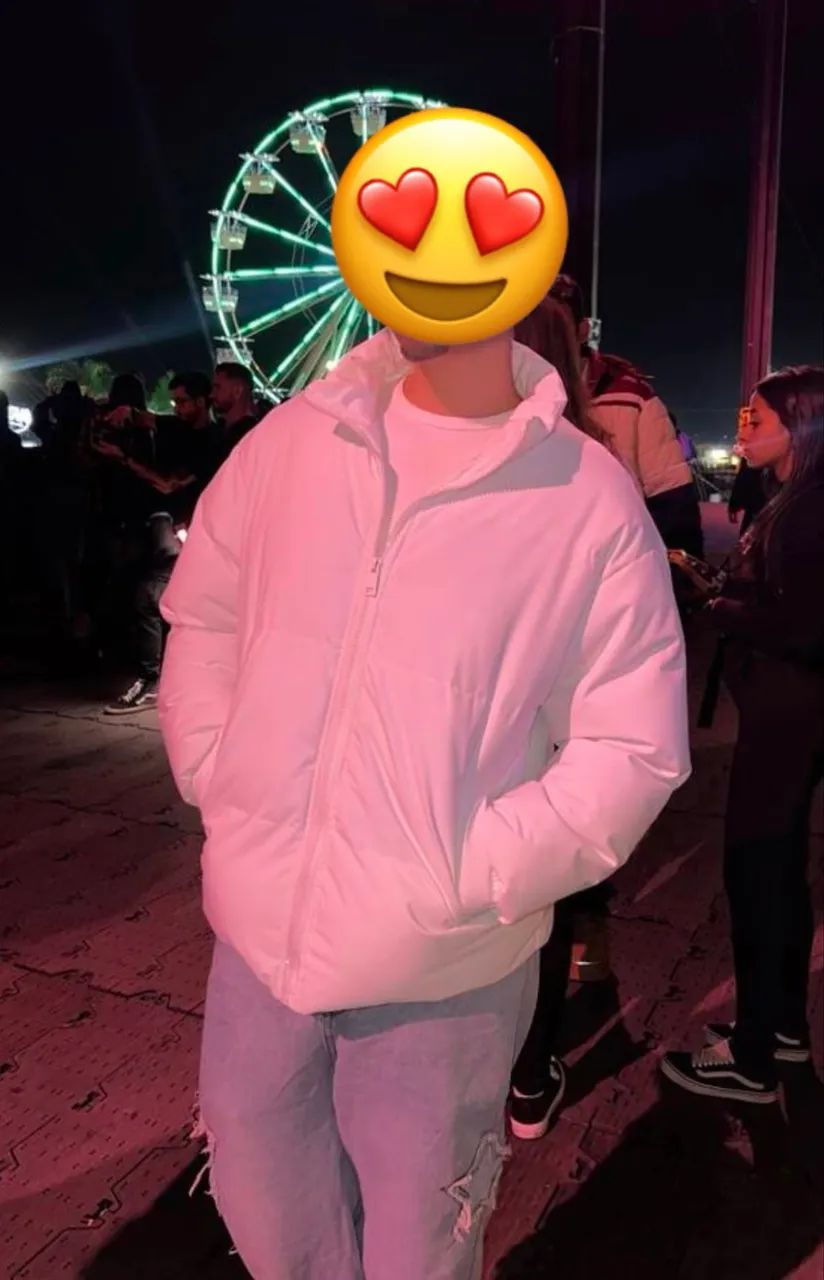 Casaco acolchoado branco 