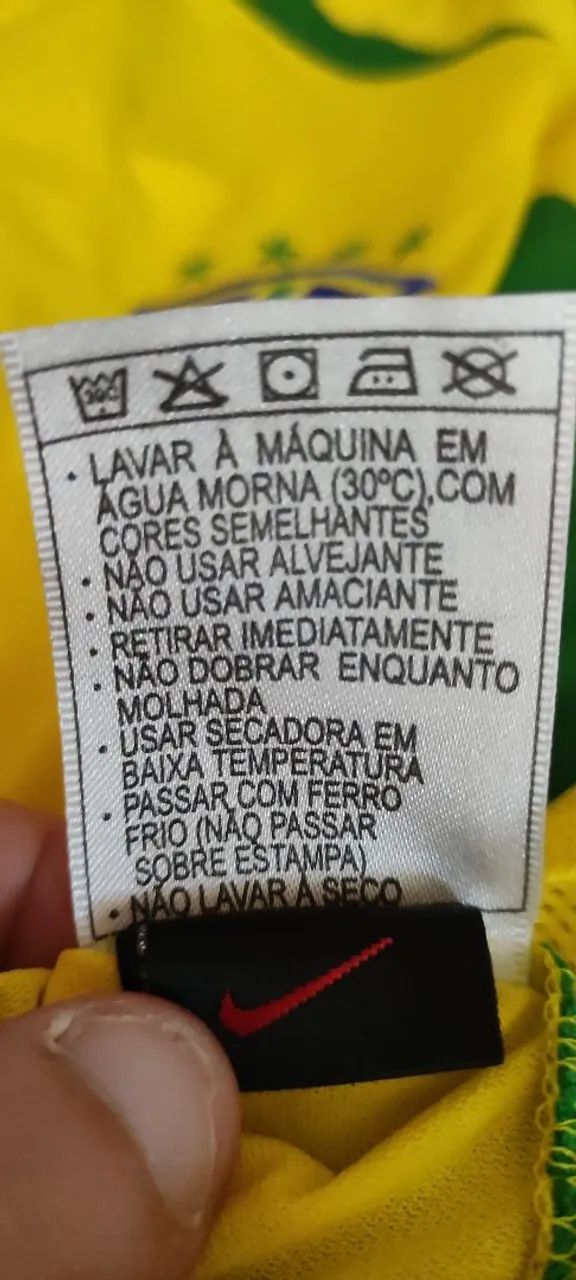 Camisa Seleção Brasileira Nike Original + Assinatura Pelé Vintage - Foto 4