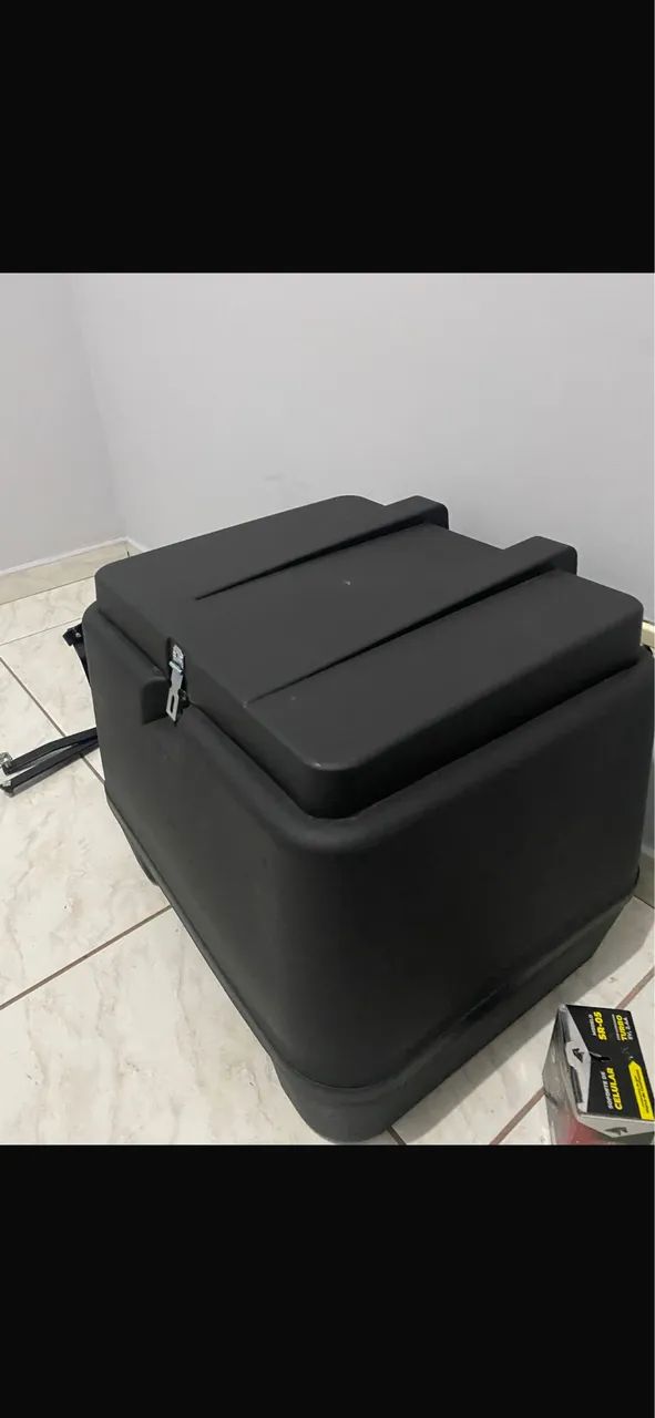 Vendo baú + suporte 80 litros  - Foto 2