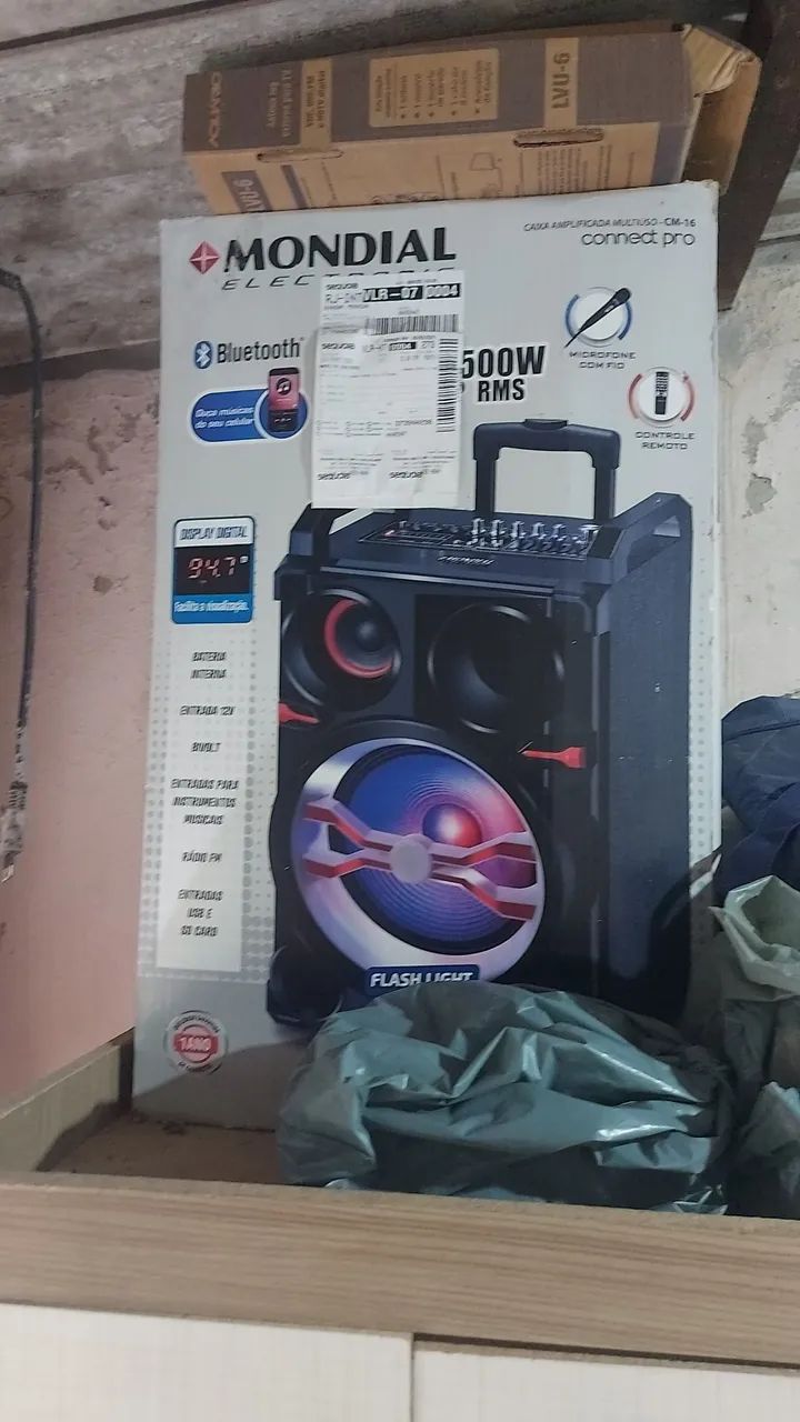 Caixa amplificada mondial cm 13