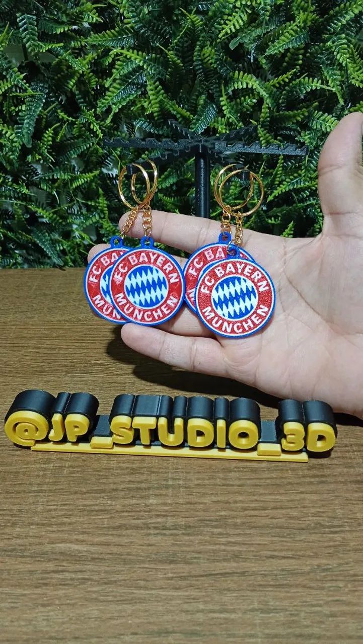 Kit 4 chaveiros do Bayern München