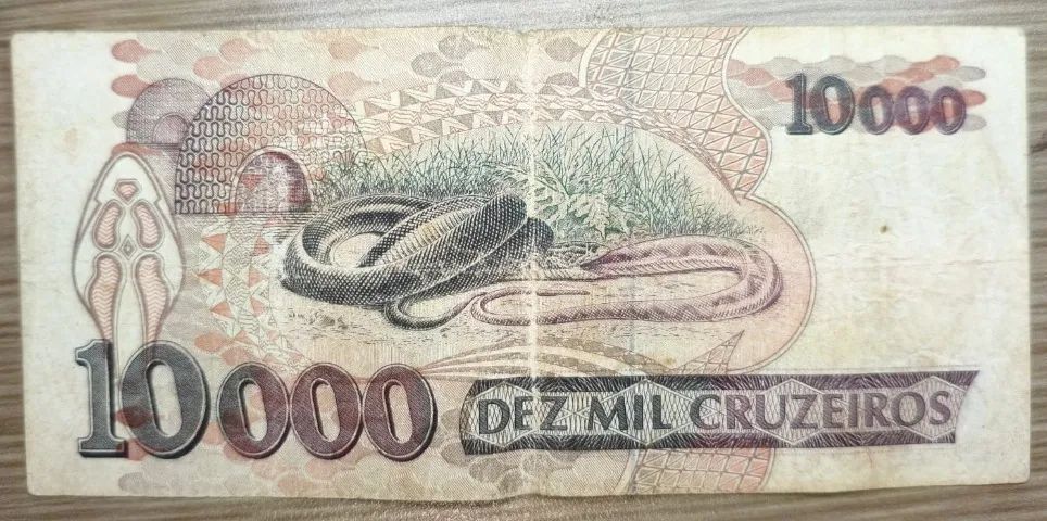 Cédula 10000 Cruzeiros - Foto 2