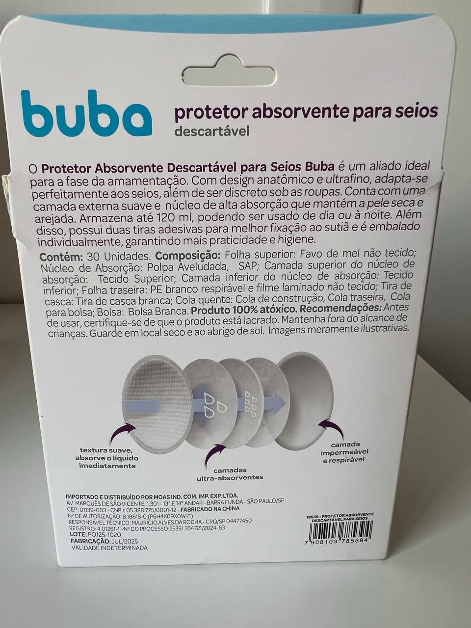 Buba - Protetor absorvente para os seios - Foto 2