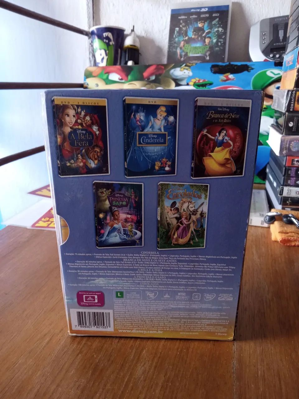 Vendo Box original de dvds PRINCESAS DISNEY, completo ! - Foto 5