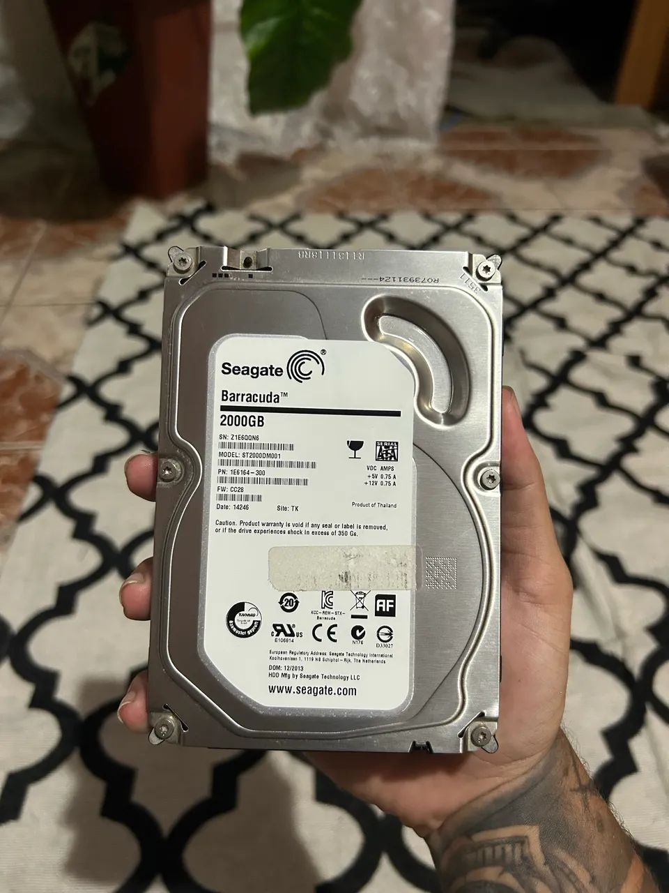 HD de 2TB de armazenamento  - Foto 2