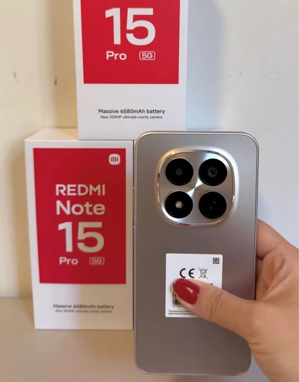 Redmi Note 15 Pro 5G NFC Dual Sim 512+08 Lacrado - Foto 2