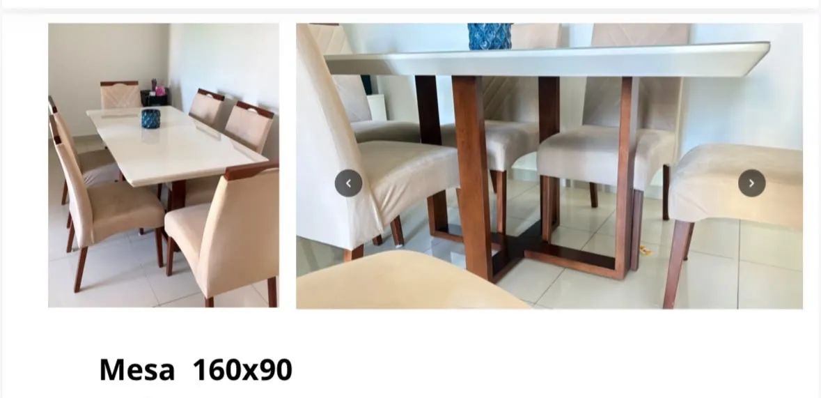 Mesa e cadeiras 