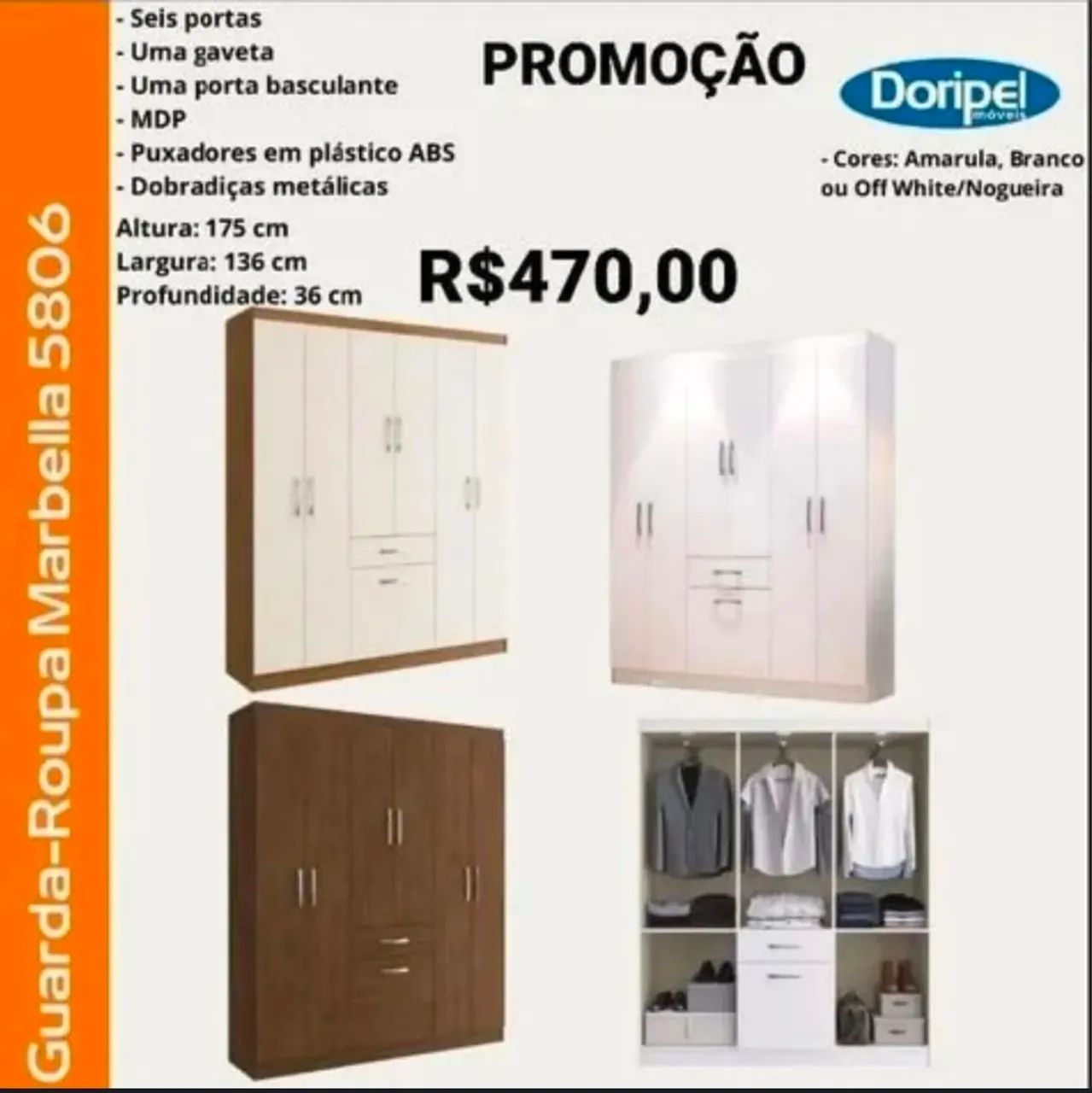 Guarda roupas solteiro  - Foto 3
