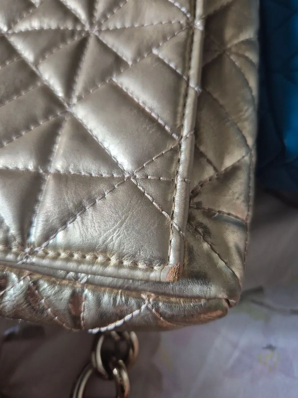 Bolsa Zara com corrente dourada  - Foto 3