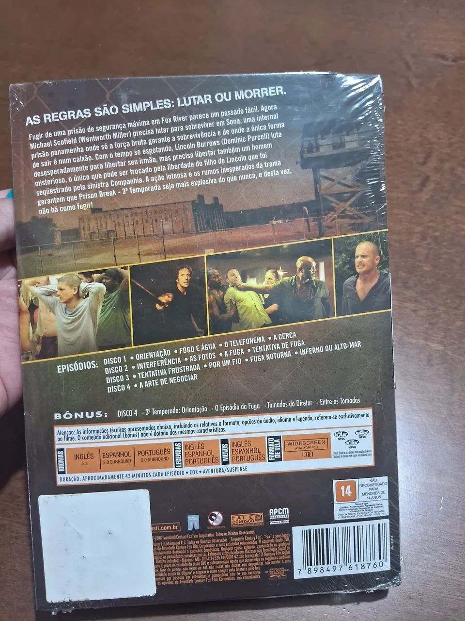 DVDS Prision Break terceira temporada  - Foto 3