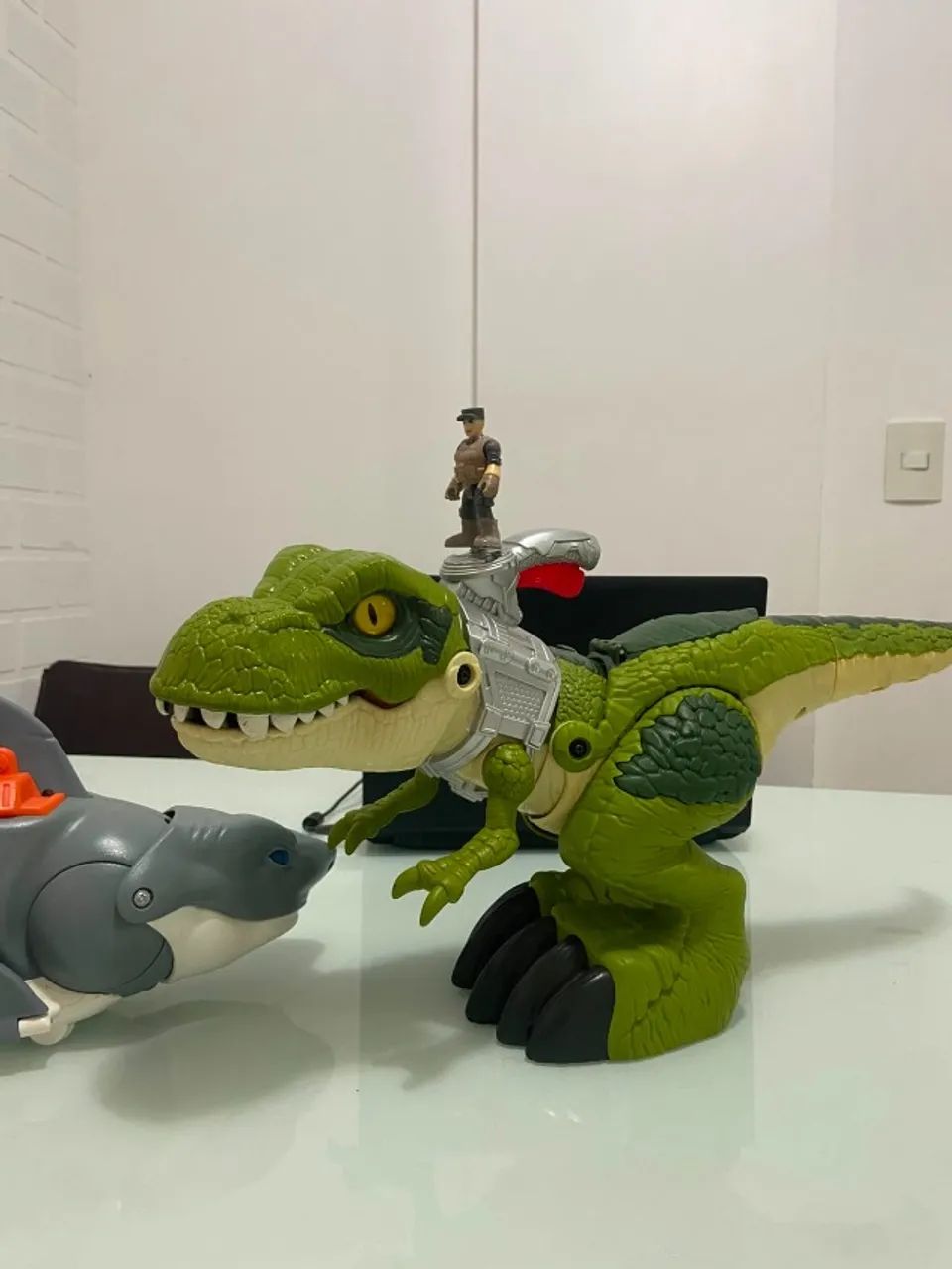 imaginext jurassic world t-rex mega mordida - Foto 2
