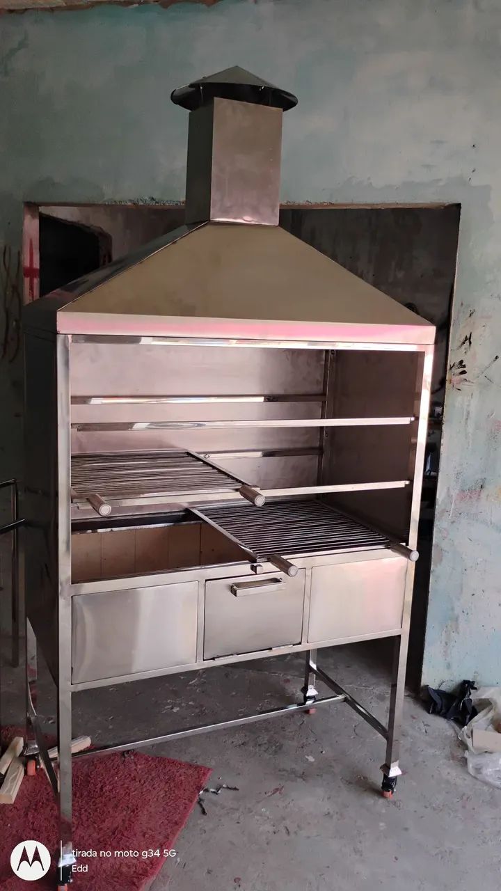 Churrasqueira de aço inox  - Foto 2