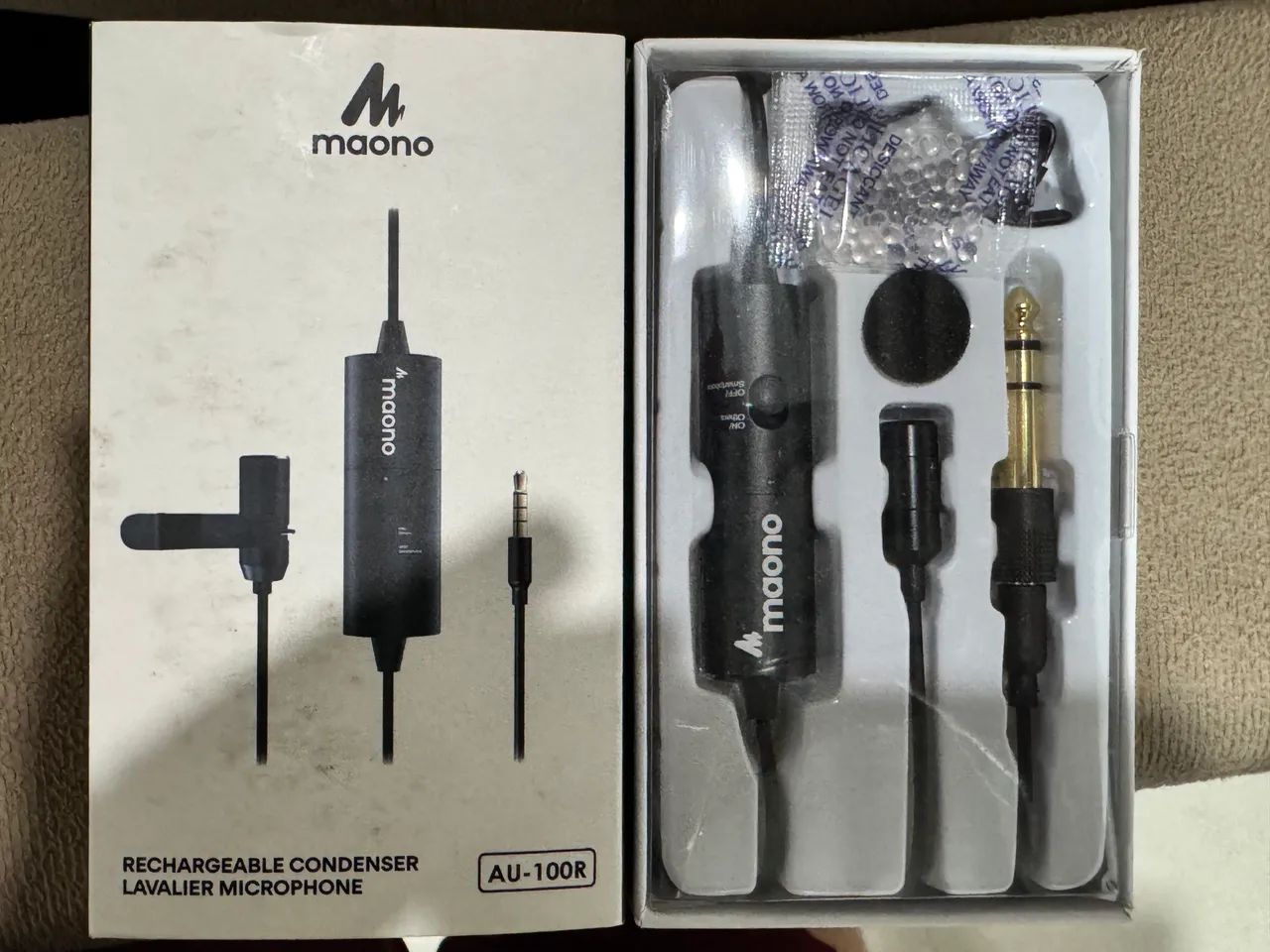Microfone De Lapela Maono Au-100 - Condensador