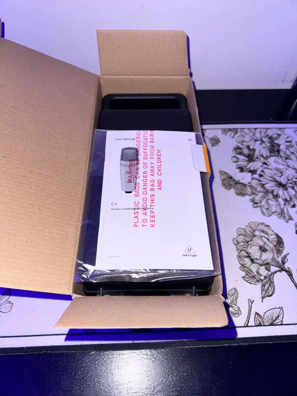 Microfone C1 Behring com CASE e CAIXA - Foto 4
