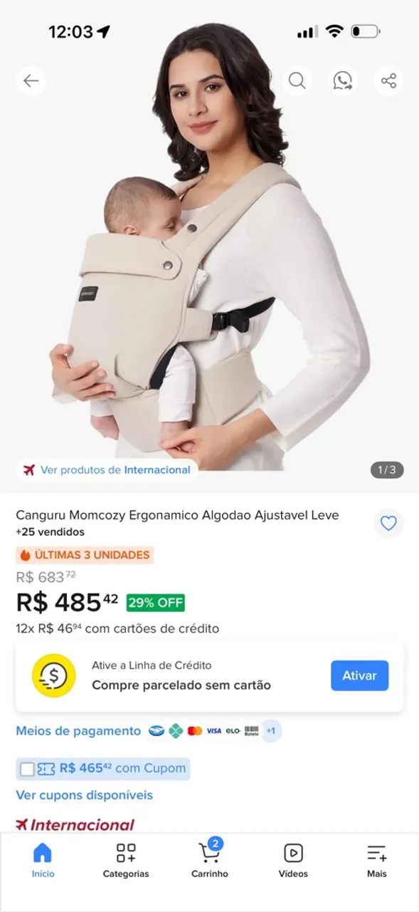 Canguru momcozy - Foto 3