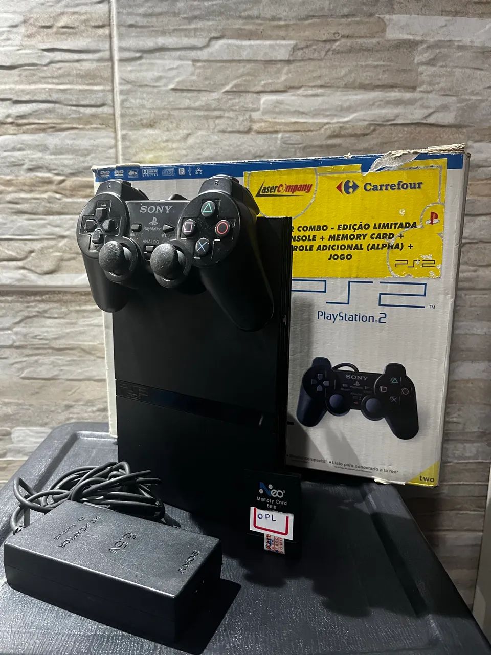Ps2 Slin com serial batendo com a caixa