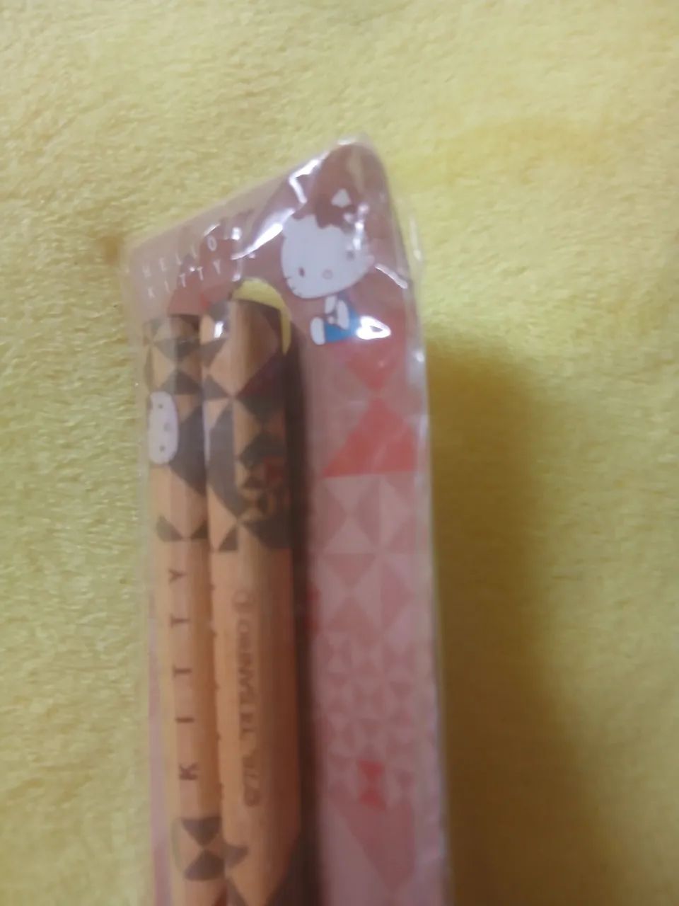 No plástico Hello Kitty Hashis de Bambu - 21 cm - Foto 5