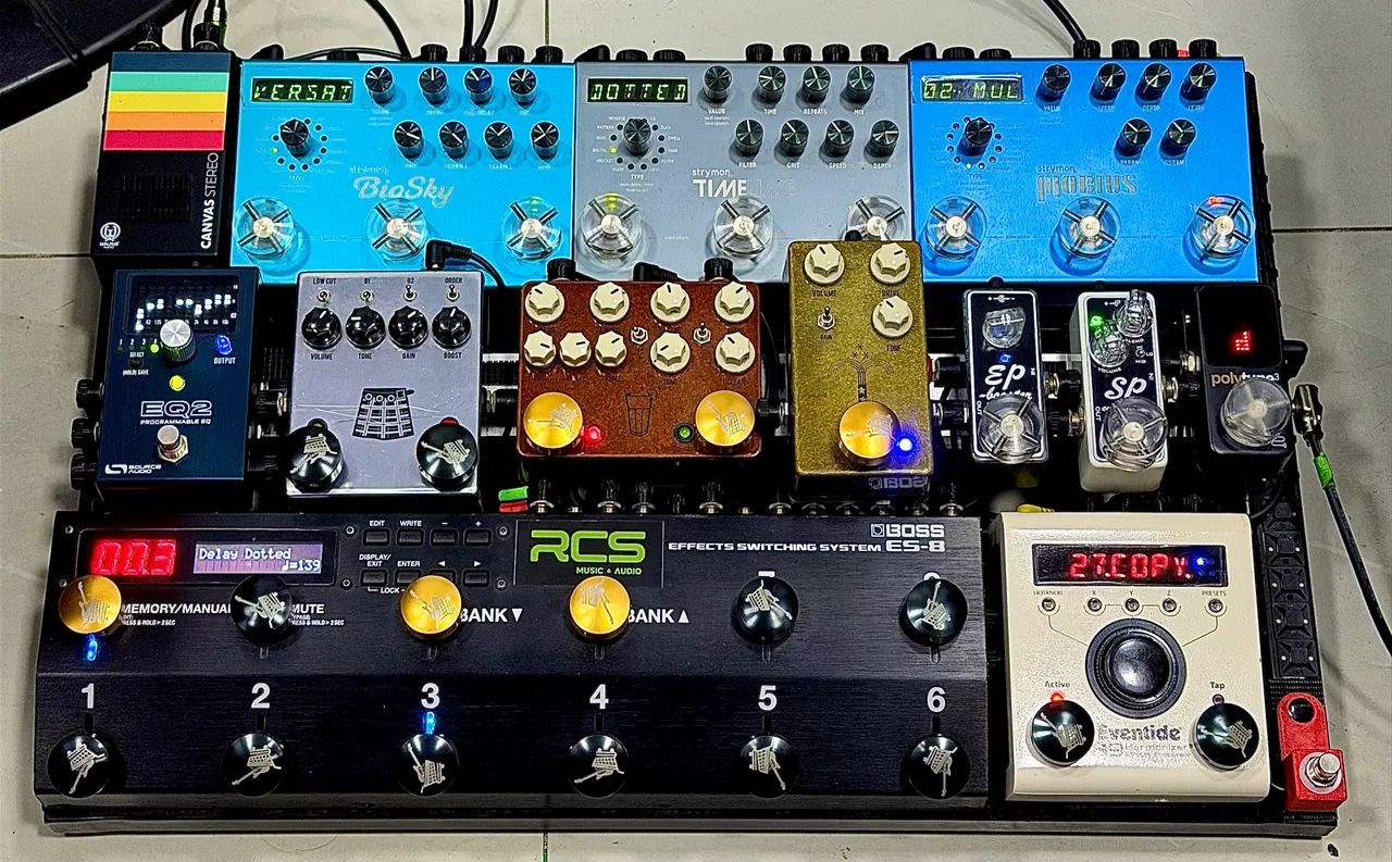 RCS M&Audio Pedalboard Cabeamento Custom Premium 90° Low Profile  - Foto 2