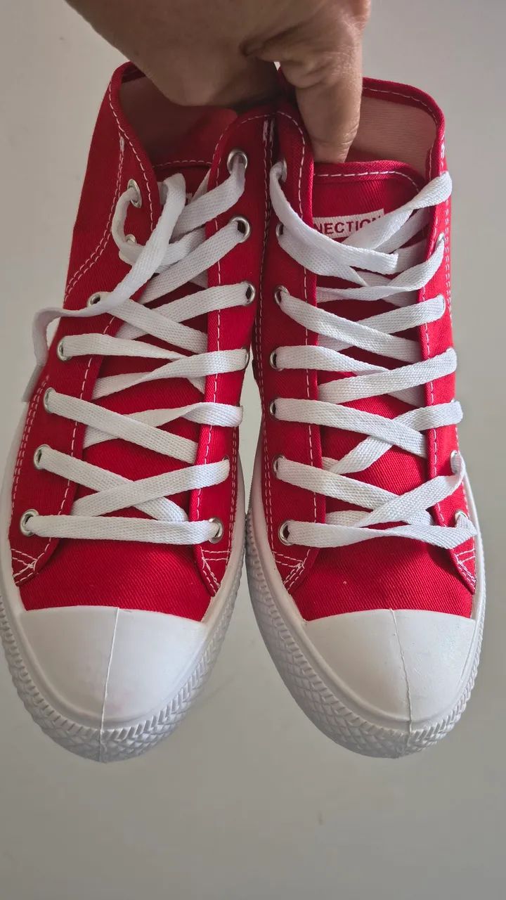 Tênis vermelho feminino  - Foto 2
