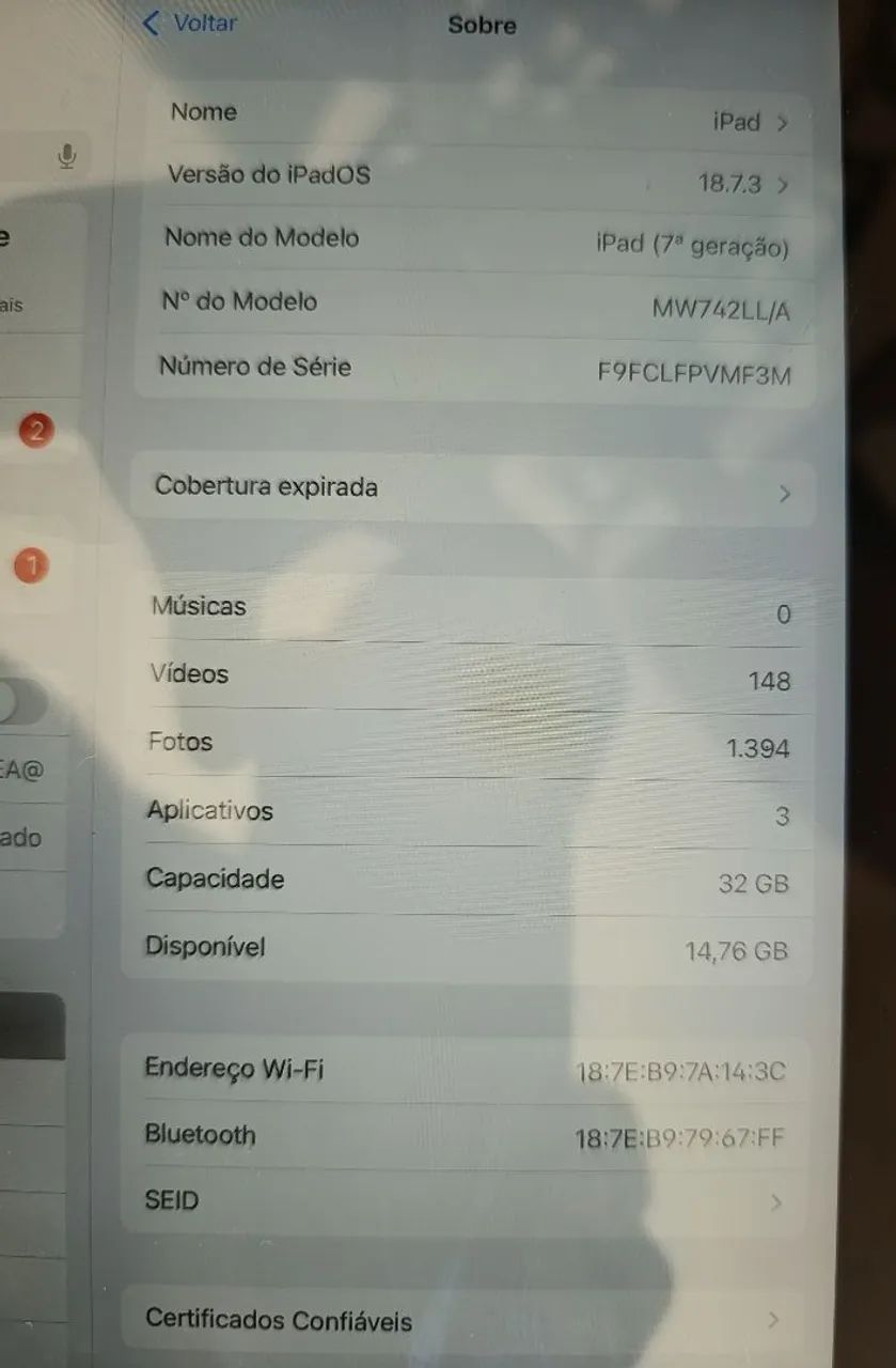 iPad 7° geração 