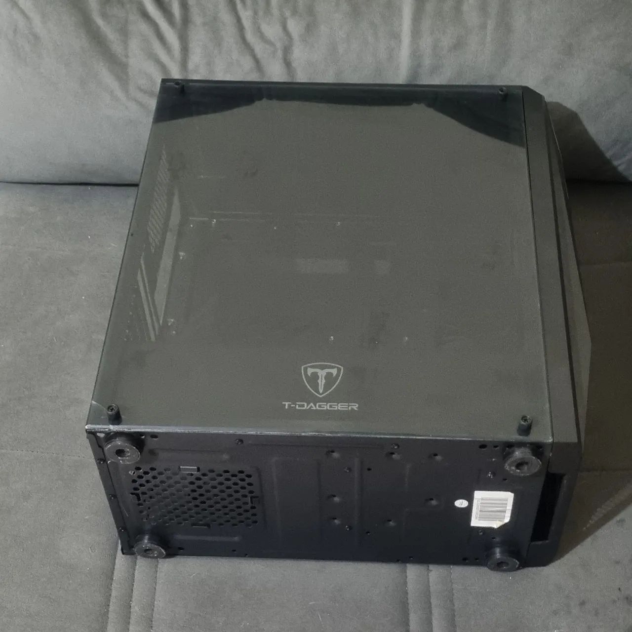 Gabinete Gamer T-Dagger G28B, Mid Tower, RGB, Black, ATX, Sem Fonte, Sem Fan - Foto 2