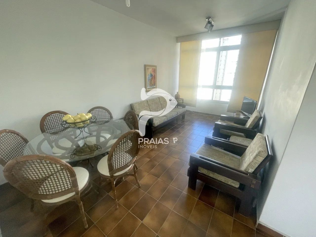 Apartamento mobiliado, 2 dormitórios, Pitangueiras, Guarujá