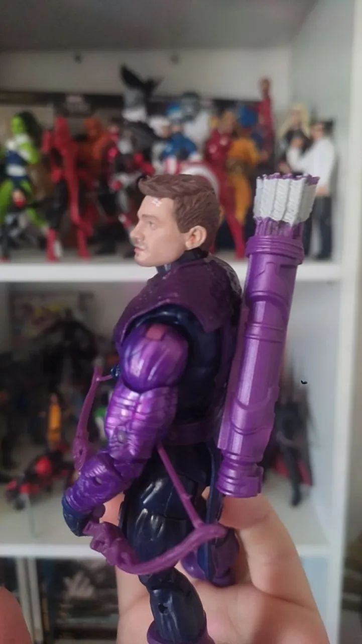 Head Nova Gavião Arqueiro Hawkeye Marvel Legends (Apenas a Cabeça) - Foto 3