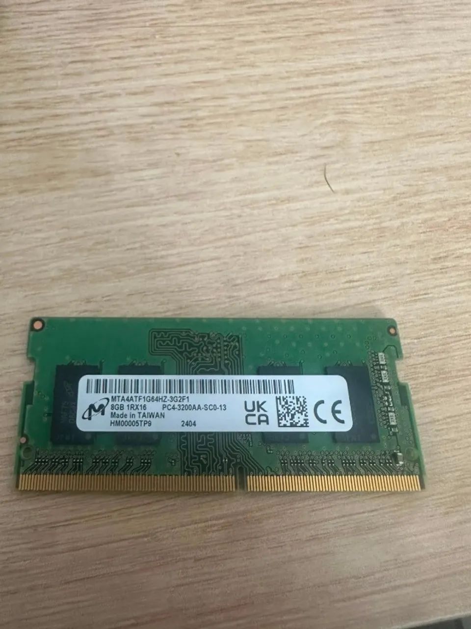 Memoria ram notebook ddr4 8g 3200mhz 