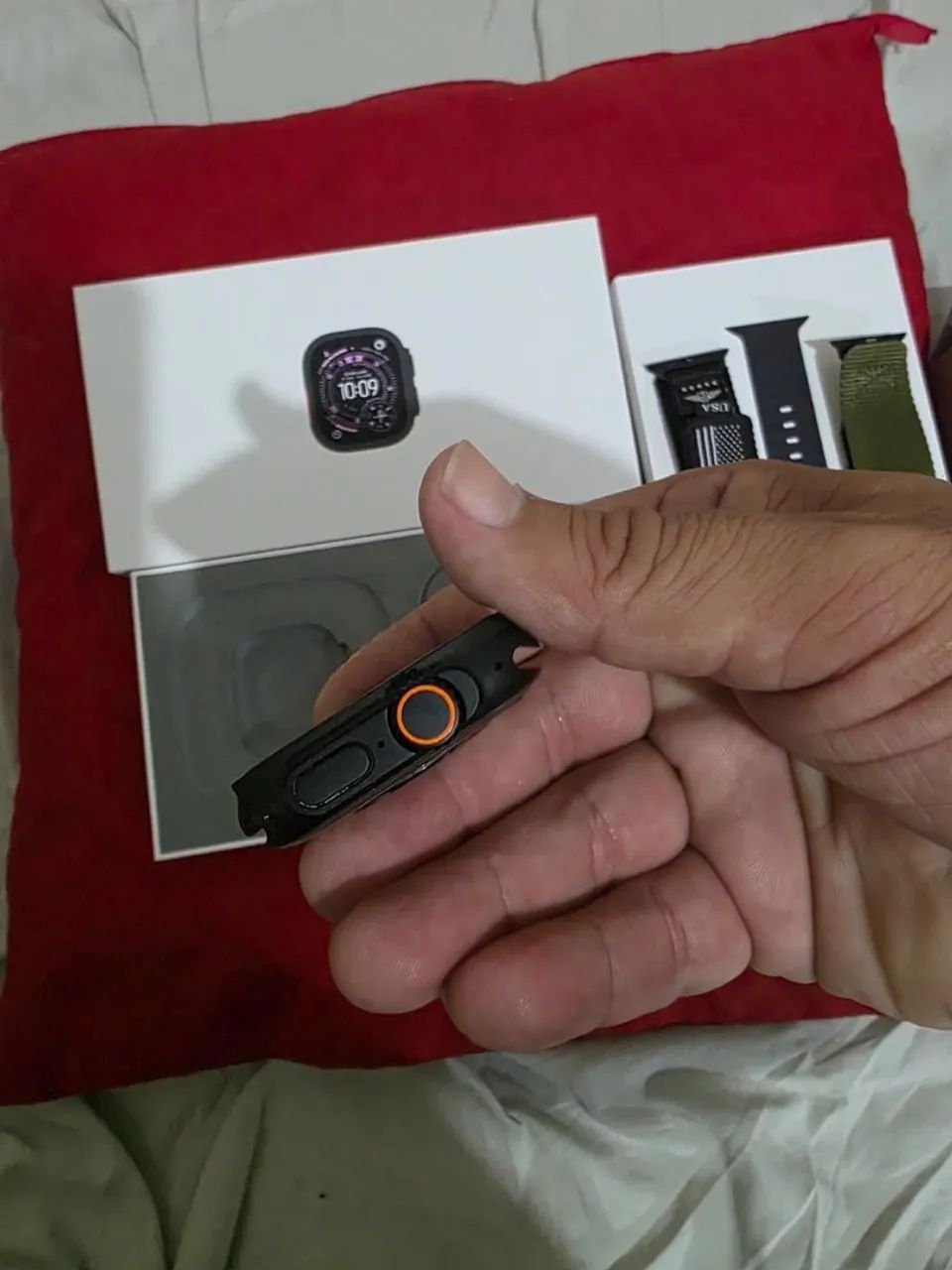 Apple Watch Ultra 3 49mm (GPS + celular ) novíssimo  - Foto 3
