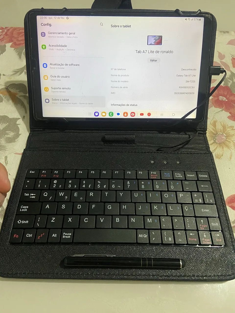 VENDE-SE TABLET GALAXY TAB A7 LITE