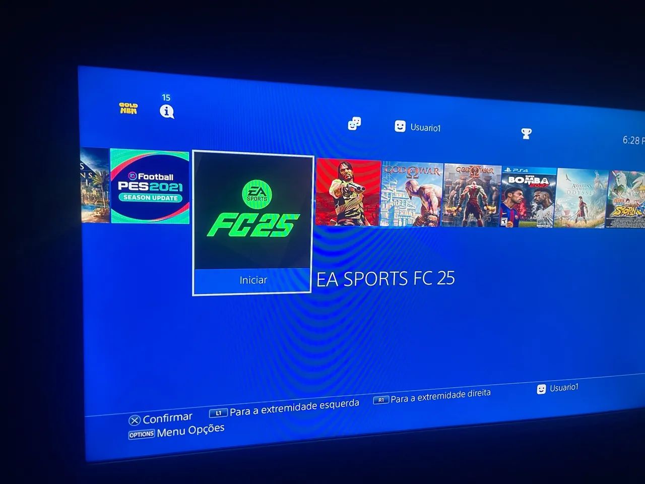 Ps4 desbloqueado cheio de jogos  - Foto 2
