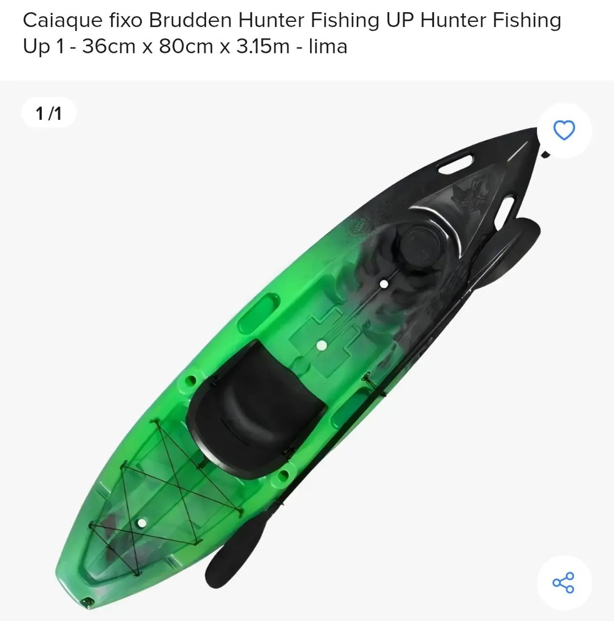 Caiaque 1 lugar 