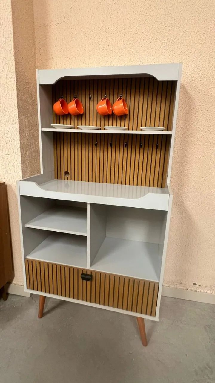 Cantinho do Café Rubi: Sofisticação em Off White com Detalhe Ripado Tauri