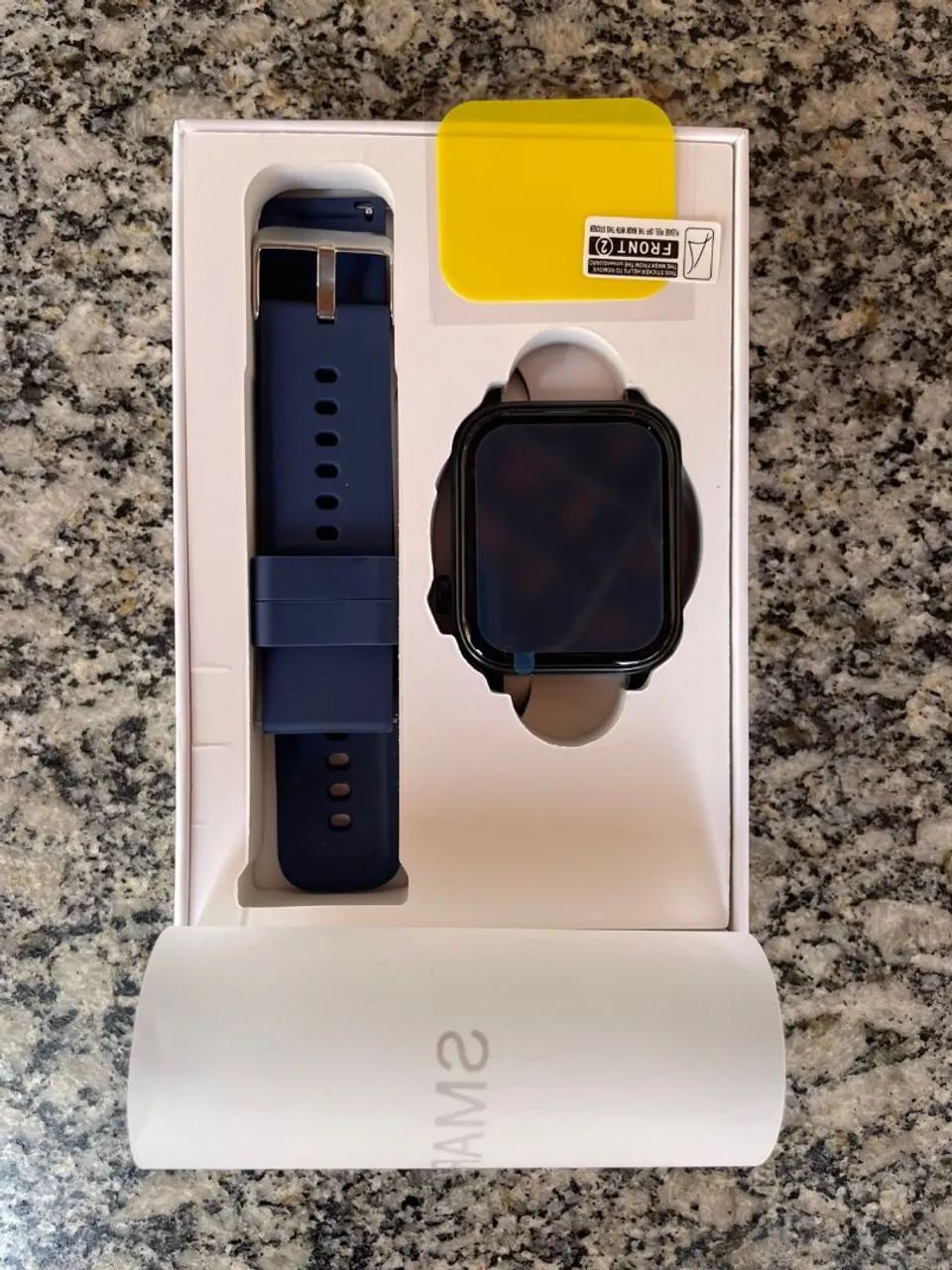 SmartWatch Preto e Azul - Foto 2