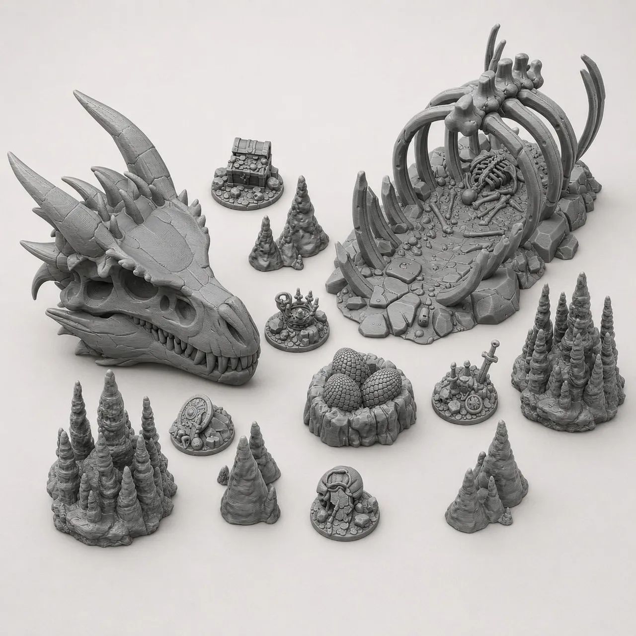 Kit Covil de Dragão para RPG de Mesa