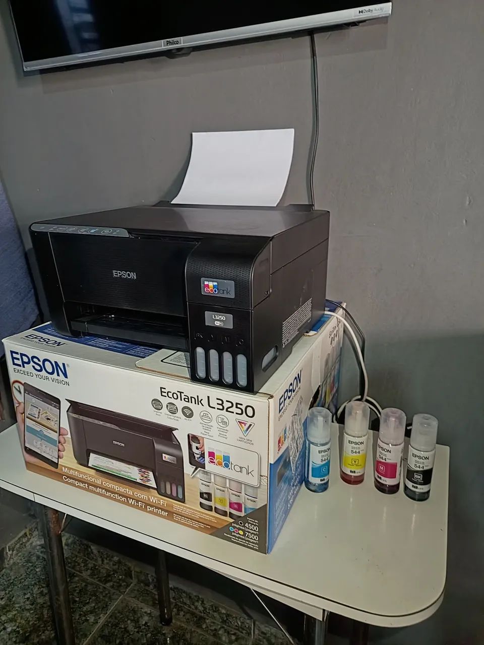? IMPRESSORA MULTIFUNCIONAL EPSON ECOTANK L3250 - 3 EM 1 ?