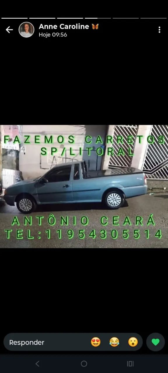 Carretos, pequenas mudanças 