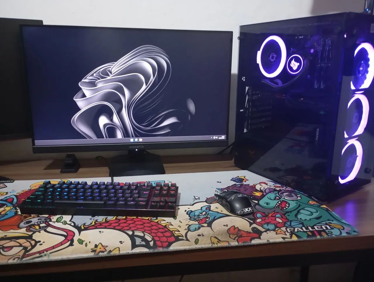PC Gamer Completo i7-9700K + RTX 2060 Super + Monitor 144Hz | R