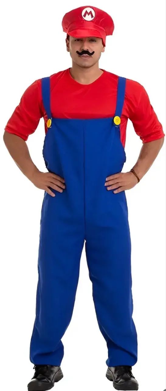 Fantasia Mario Bros Masculino - Foto 5