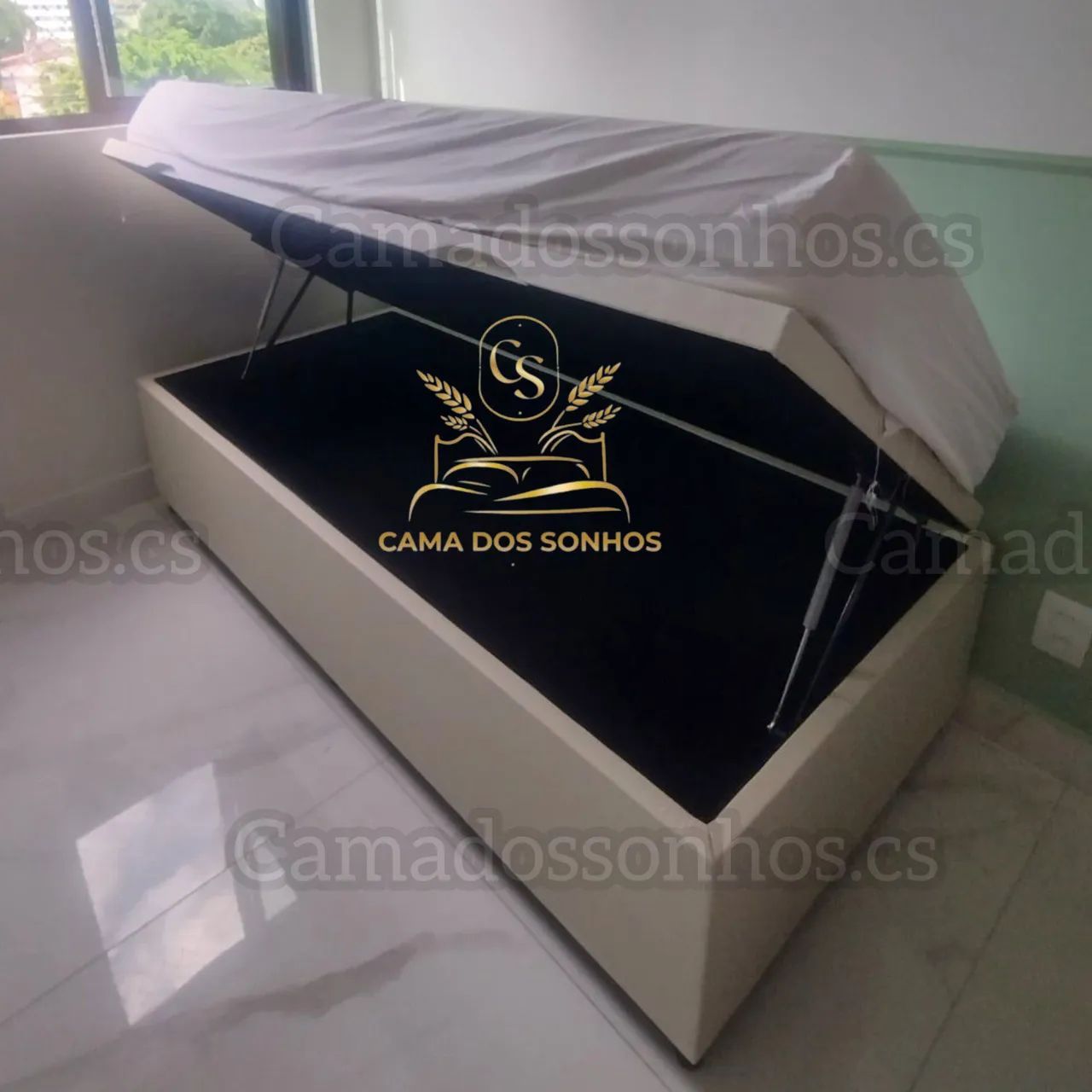 CAMA BAÚ SOLTEIRO  - Foto 4
