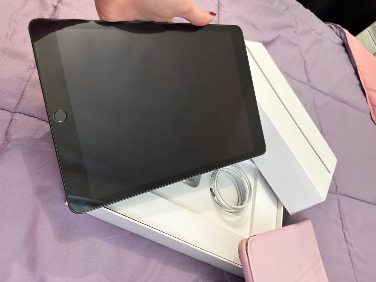 iPad 9 64GB Cinza Espacial (Pouquíssimo Usado) + Case - Foto 3