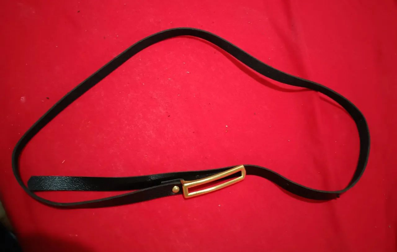 Cinto de Fivela Preto Feminina 